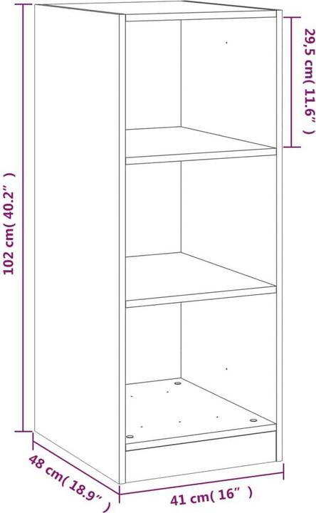Image du produit VidaXL Armoire à vêtements (48 x 41 x 102 cm)