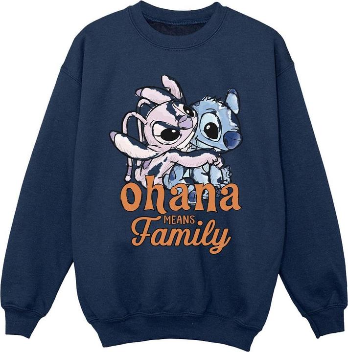Disney Lilo And Stitch Ohana Angel Hug Sweatshirt Mädchen
