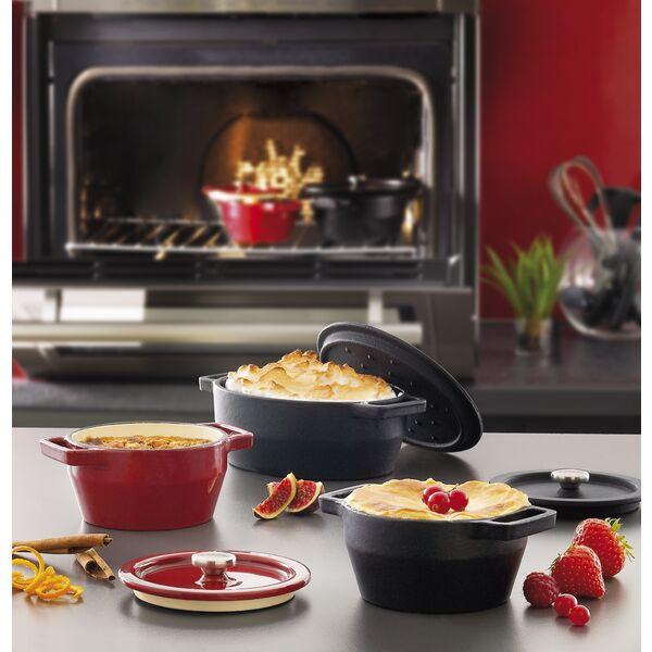 Immagine prodotto Pyrex Teglia Slow Cook, rotonda, con coperchio, ø: 200 mm, rossa (20 cm, Padella per friggere, Ceramica)