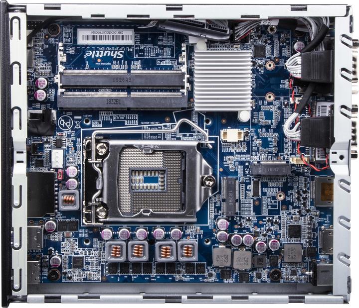 Actual product image Shuttle Barebone XPC slim DH610 Black (Intel Core i3)