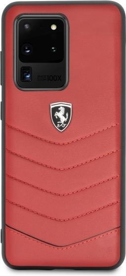Actual product image Ferrari Hardcase FEHQUHCS69RE S20 Ultra G988 czerwony/red Heritage (Samsung Galaxy S20 Ultra)