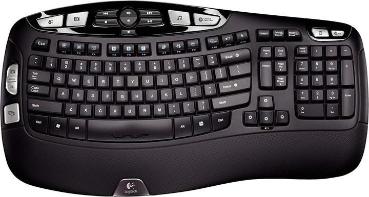 Logitech K350 (DE, Sans fil)