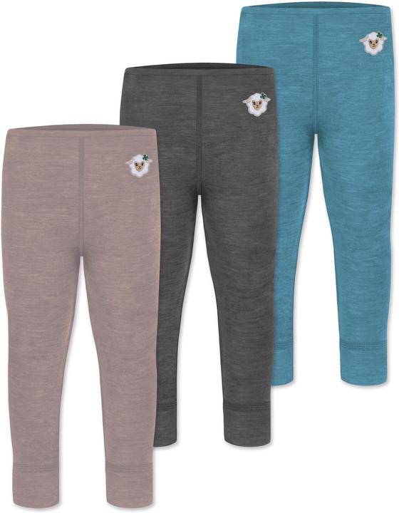 Normani 3er Pack Baby Merino Hose Unterhose „Tihoi" - 9509