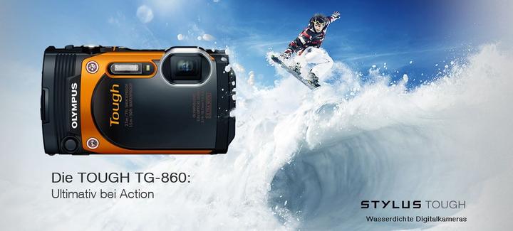 Actual product image Olympus Tough TG-860 (1/2,3'')