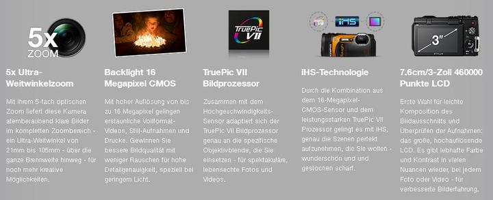 Actual product image Olympus Tough TG-860 (1/2,3'')
