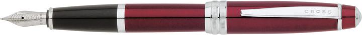 Actual product image Cross BAILEY fountain pen (Red, Black, Silver, 1 x)