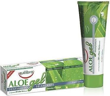 Immagine prodotto Equilibra Pasta dentifricia sbiancante all'aloe gel è sbiancante all'aloe vera 75Ml (75 ml)