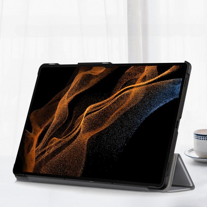Produktbild Cover-Discount Galaxy Tab S9 Ultra - Tri-fold Smart Case grau (Galaxy Tab S9 Ultra)