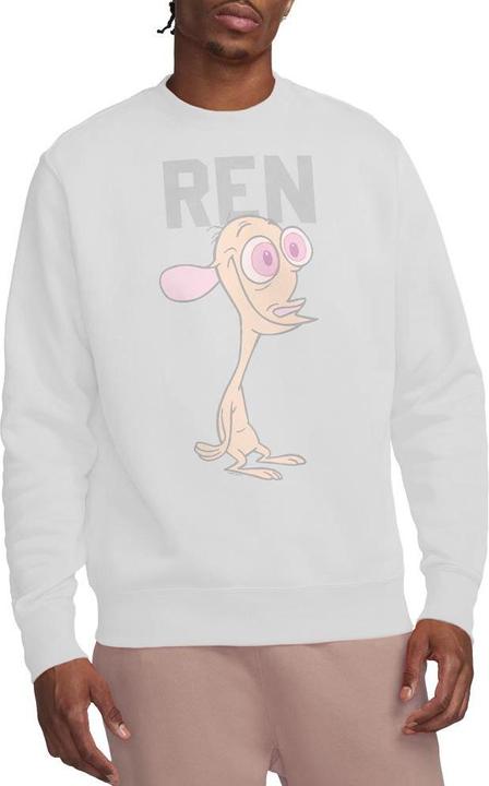 Actual product image Ren & Stimpy Unisex Adult Collegiate Sweatshirt (S)