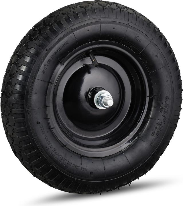 Actual product image Relaxdays 4.80 4. Wheelbarrow Wheel, Spare Tyre