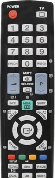 Produktbild Samsung BN59-00940A Fernbedienung IR Wireless Audio, Heimkinosystem, TV Drucktasten (Universal Fernbedienung, Infrarot)