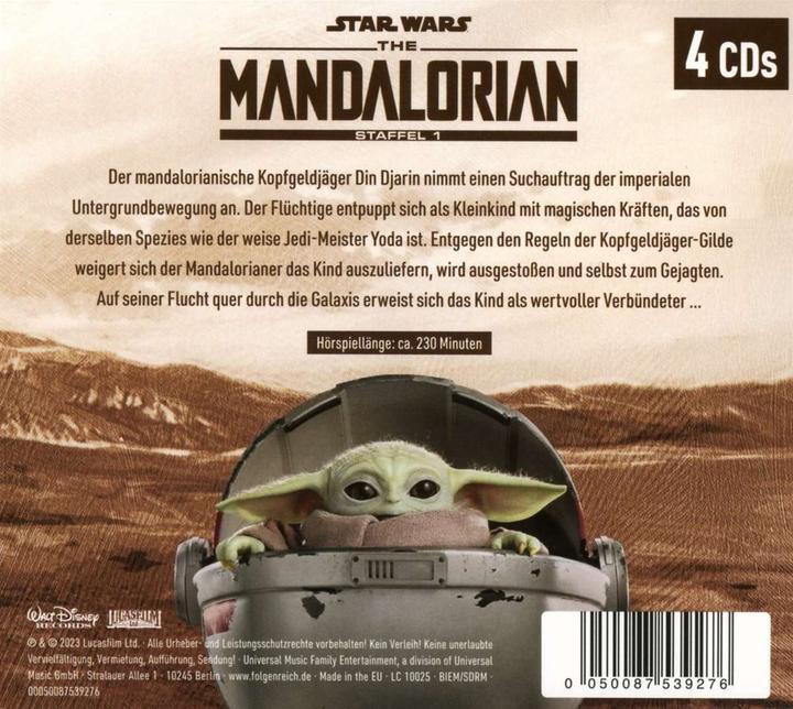 Immagine prodotto The Mandalorian - Stagione 1 (serie televisiva radiofonica Orig) (Tedesco)