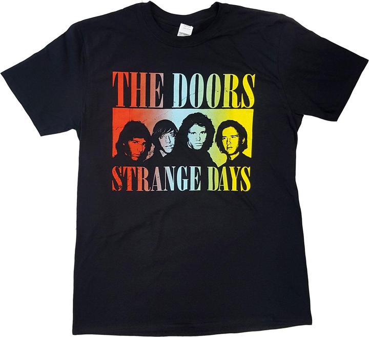 Actual product image The Doors Unisex Adult Strange Days Cotton T-Shirt (S)