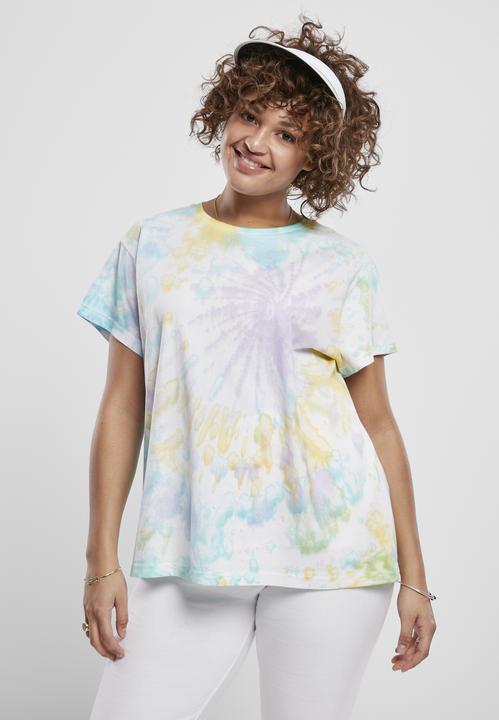 Actual product image Urban Classics Ladies Tie Dye Boyfriend Tee (4XL)