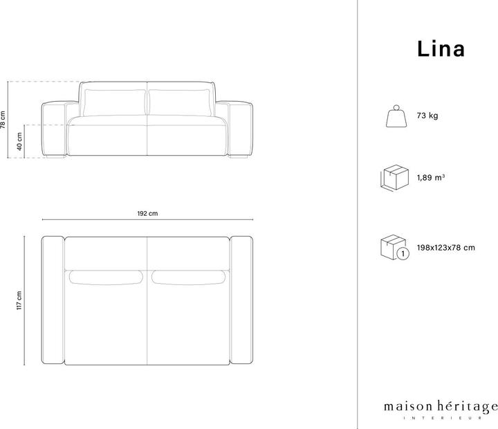 Produktbild Maison Heritage Lina (3-Sitzer, 2-Sitzer, 4-Sitzer)