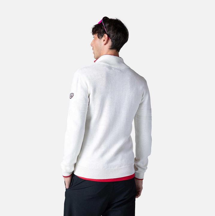 Actual product image Rossignol Gestreifter Strickpullover mit 1/2-Reissverschluss (S)