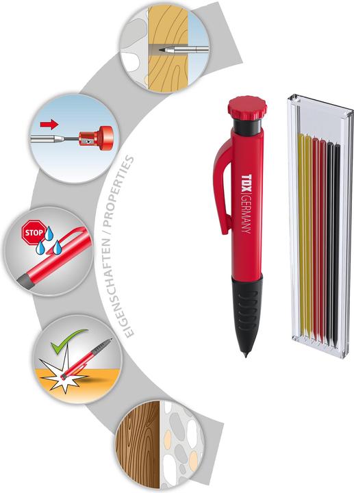 Produktbild Tox Tieflochmarker mit Ersatzminen easyMarx (1 Stk.)