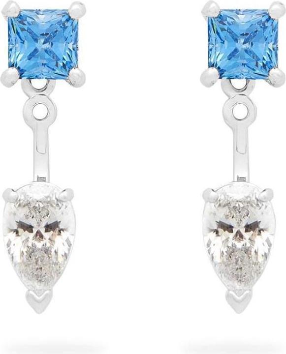 Immagine prodotto Swarovski Mesmera Giacche con orecchini di vari tagli staccabili Blu (Metallo Swarovski)