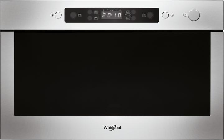 Whirlpool AMW 439/IX microwave Built-in Black, acier inoxydable (22 l)