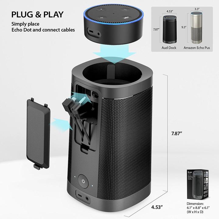 Produktbild iLuv Aud dock für Amazon Echot Dot 2nd Gen