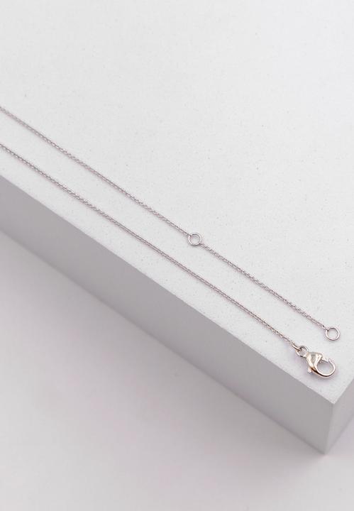 Immagine prodotto Muau Collana (Oro bianco 750/18 carati, 45 cm)