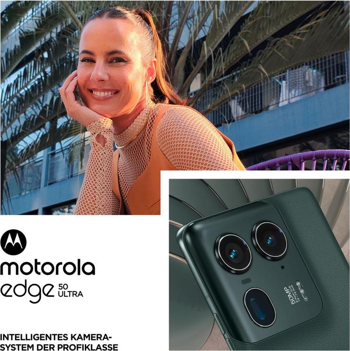 Actual product image Motorola Edge 50 Ultra (1000 GB, Forest grey, 6.70", SIM + eSIM, 50 Mpx, 5G)