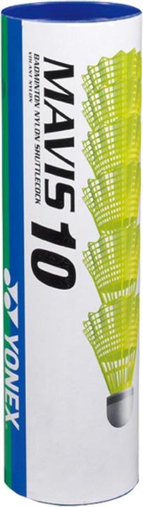Actual product image Yonex Mavis 10 Shuttlecock (Pack of 6)