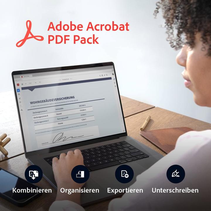 Produktbild Adobe Acrobat PDF Pack (1 User, 12 Monate)