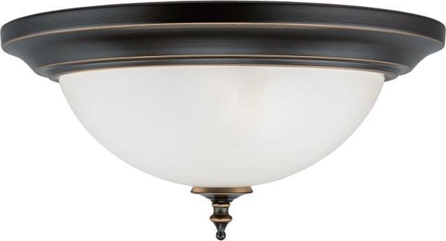 Produktbild Westinghouse Deckenleuchte Harwell Bernstein Bronze & Mattglas (800 lm, E27)