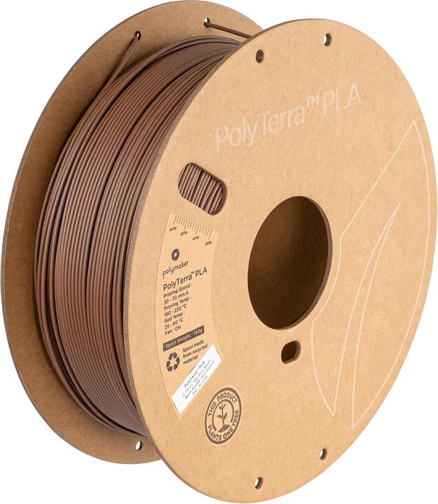 Polymaker PolyTerra PLA - Army Brown - 1.75mm (PLA, 1.75 mm, 1000 g, Braun)