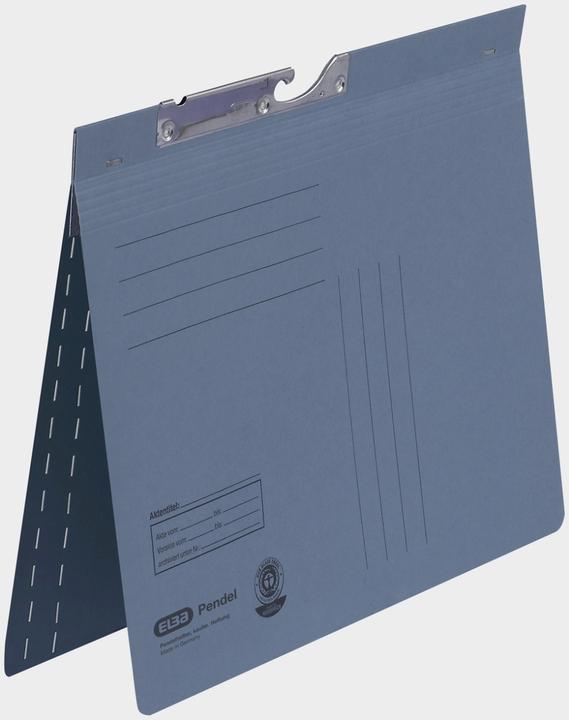 Produktbild Elba Pendelhefter, DIN A4, Manilakarton, 320 g-qm, blau (A4, 1 x)