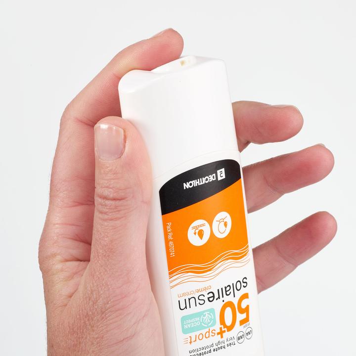 Actual product image Decathlon SPF 50+ (Suntan cream, SPF 50+, 155 g)