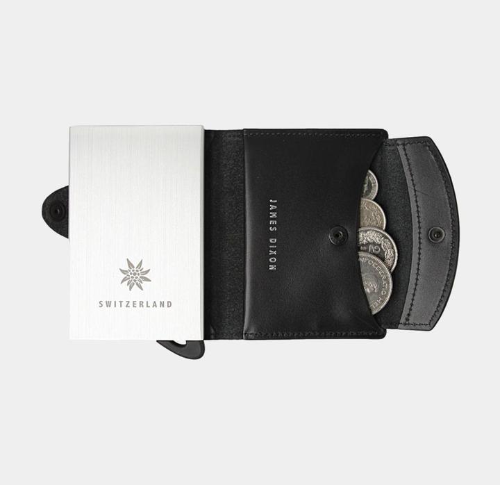 Image du produit James Dixon Botón One - Black/Silver Switzerland - Porte-monnaie