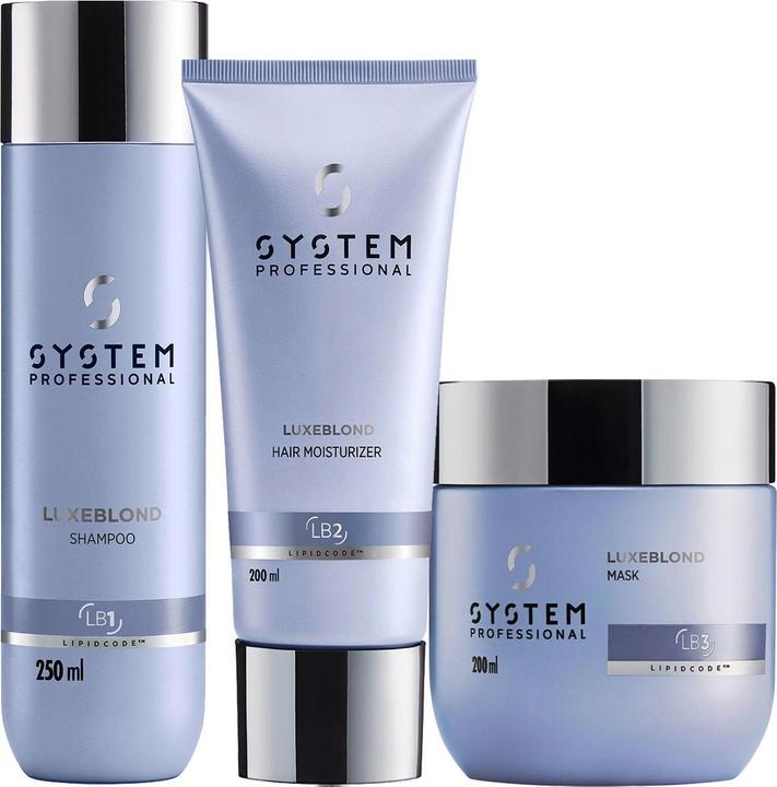 Actual product image System Professional LuxeBlond Intense Repair Set (Hair care set)