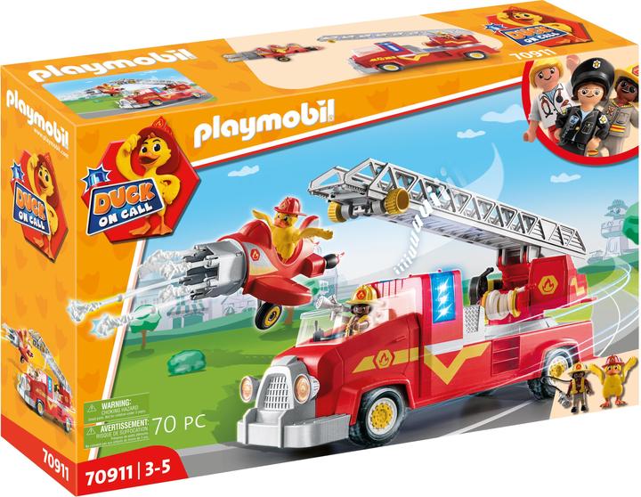 Produktbild Playmobil Feuerwehr Truck (70911, Playmobil Duck On Call)