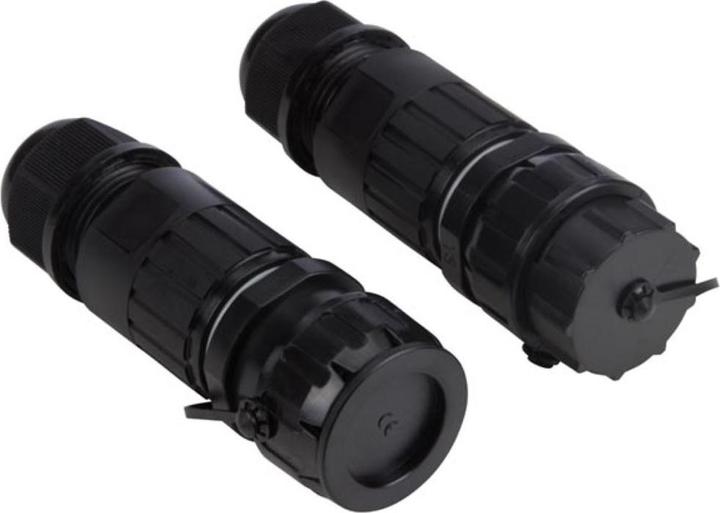Velleman 4-POL. STECKVERBINDER - WASSERDICHT IP68 - 16 A 230 V (1 Set)