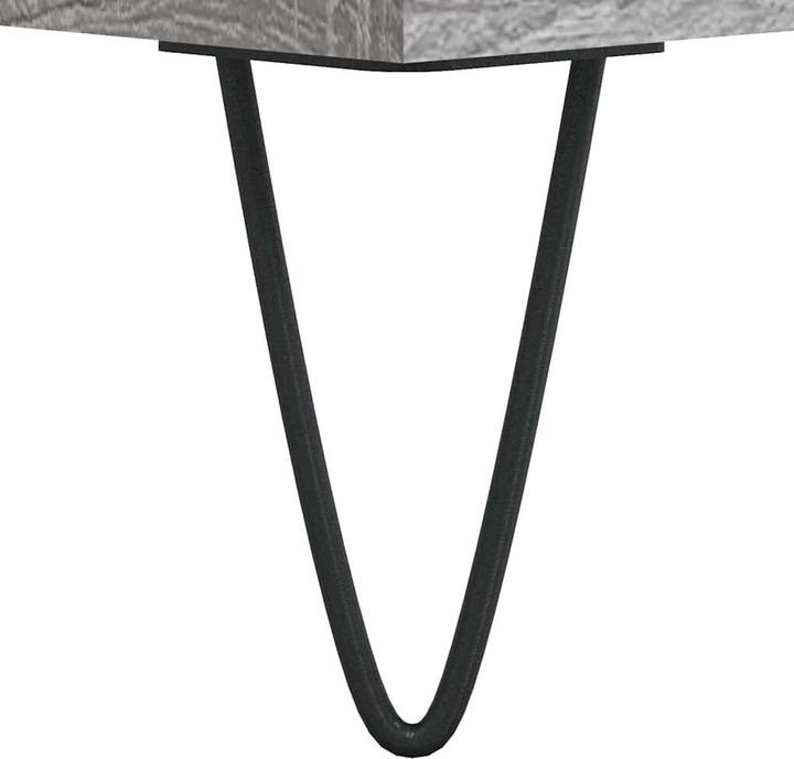 Image du produit VidaXL Badschrank Grau Sonoma 58x33x60 cm Holzwerkstoff, Farbe (58 x 33 x 60 cm)