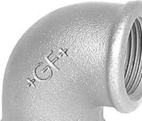 Produktbild Georg Fischer Temperguss verzinkt Bogen 90° 1/4"