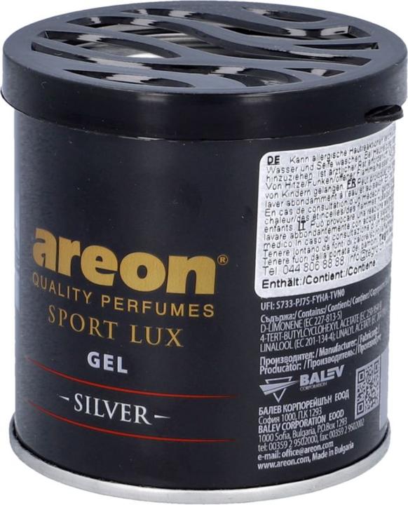 Image du produit Areon Car Sport Lux Silver Gel Can 80 g