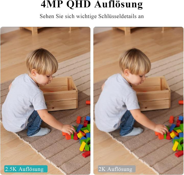 Actual product image WUUK 360° Innenüberwachungskamera mit Auto-Tracking
