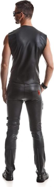 Actual product image Regnes Fetish Planet Men's waistcoat in black (5XL)