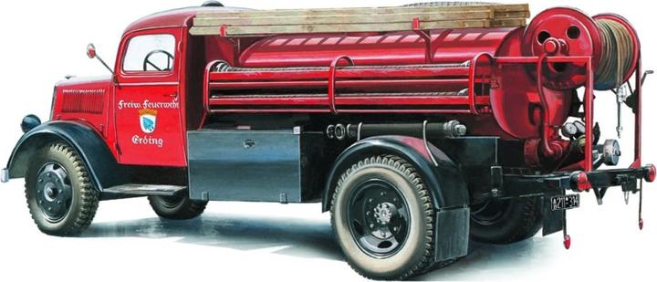 Produktbild 1:24 Opel Blitz Feuerwehr