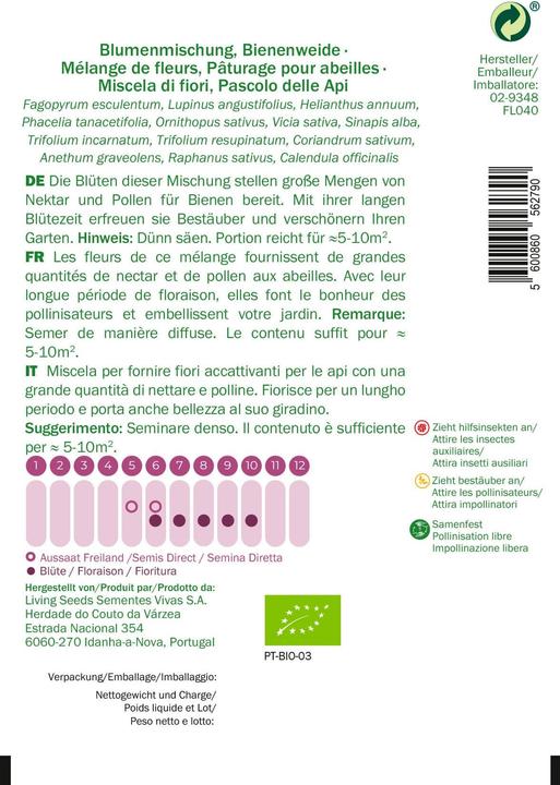 Produktbild Living Seeds Blumenmischung, Bienenweide (Blumensamen)