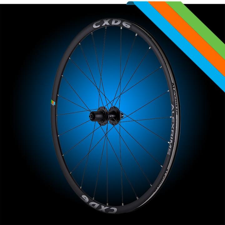 Productafbeelding Alexrims CXD6, 700C, Stożek 24 mm, tubeless ready, disc -lack is, star F12X100/R12X142, gewicht (Wielset, 28")