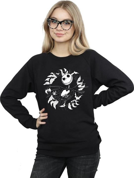 Produktbild Disney Nightmare Before Christmas Jack Bat Circle Sweatshirt (L)