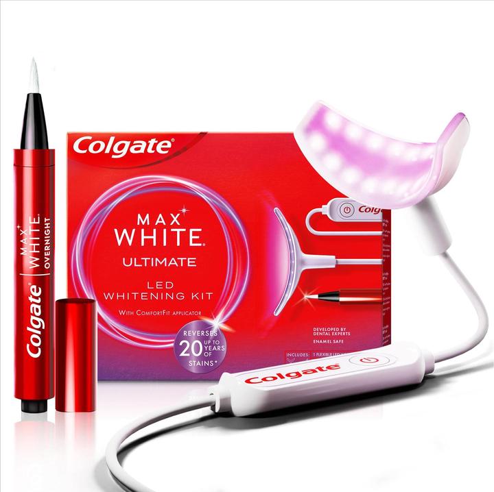 Produktbild Colgate Max White Ultim Whitening Kit (LED Licht)
