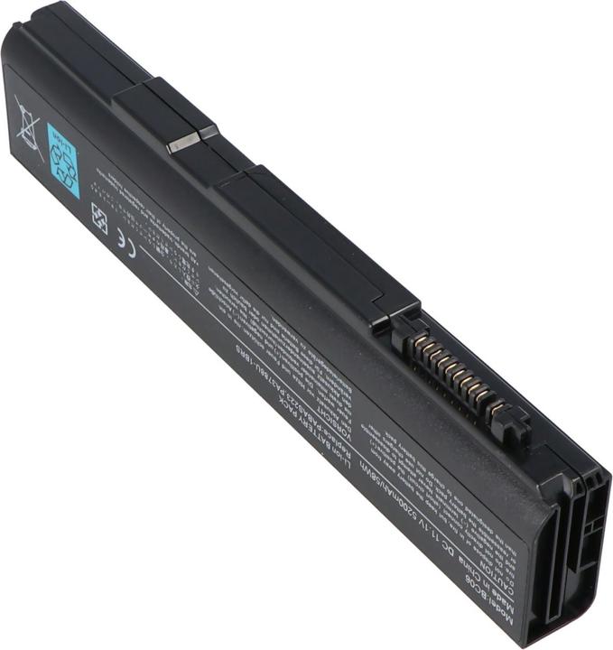 Actual product image Toshiba Battery PA3788U-1BRS, PABAS223, PA3788, PA3788U1BRS, Dynabook, Tecra A11, M11, S11 (6 Cells, 5200 mAh)