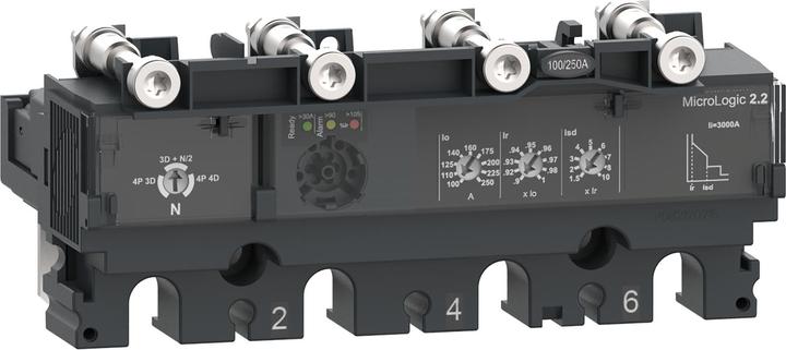 Schneider Electric Stromrelais MicroLogic 2.2 für ComPacT NSX 250 Leistungsschalter, elektronisch, B
