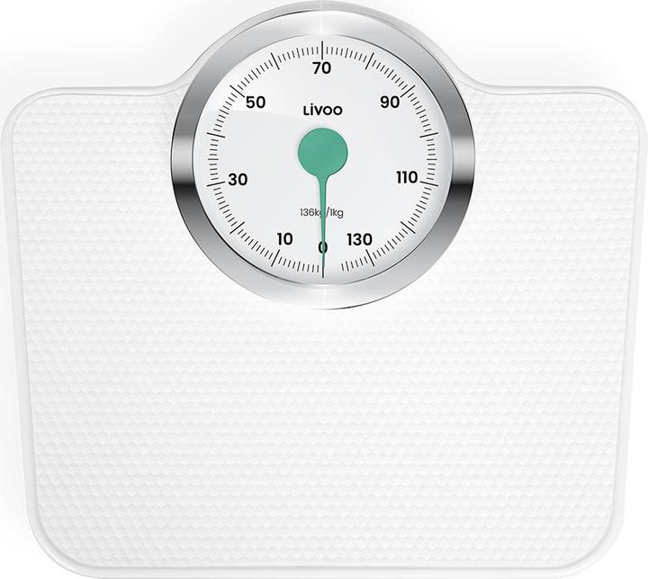 Actual product image Livoo Retro mechanical bathroom scale (136 kg)