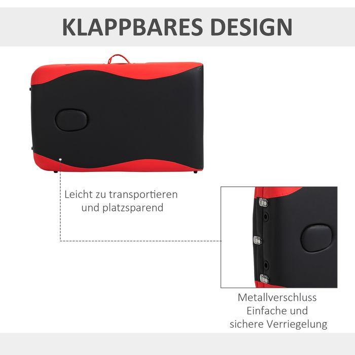 Image du produit Swisshandel24 Tables de massage pliantes Tables cosmétiques Table de massage réglable en hauteur avec appui-tête